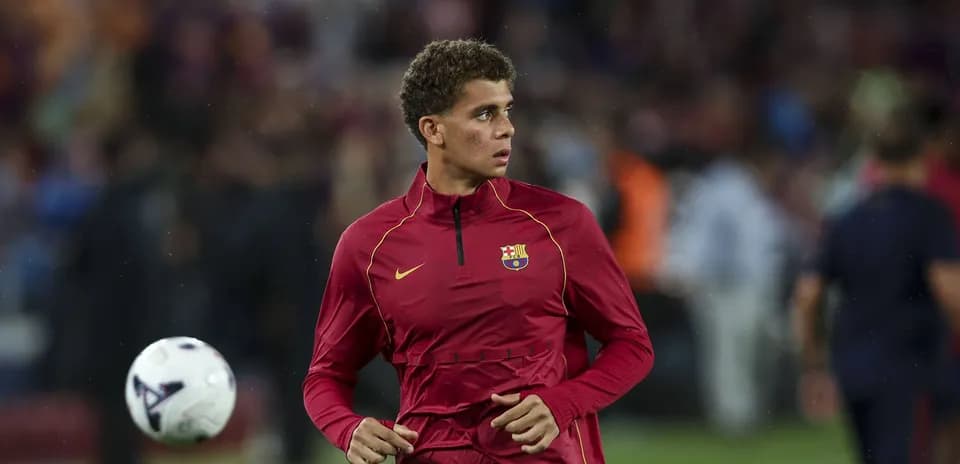 Player warming up before the match at stadium