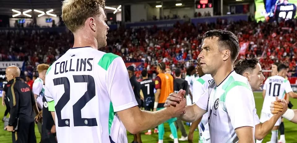 Players shaking hands after the match conclusion