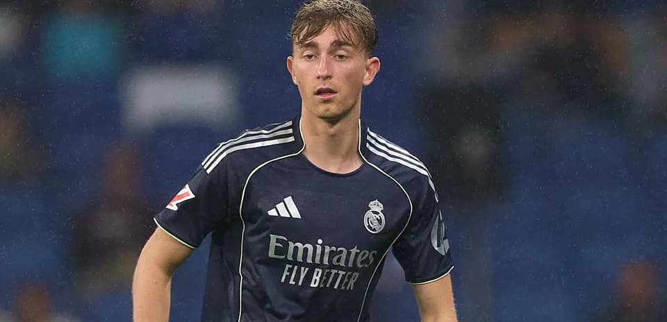 Real Madrid player on the pitch during match