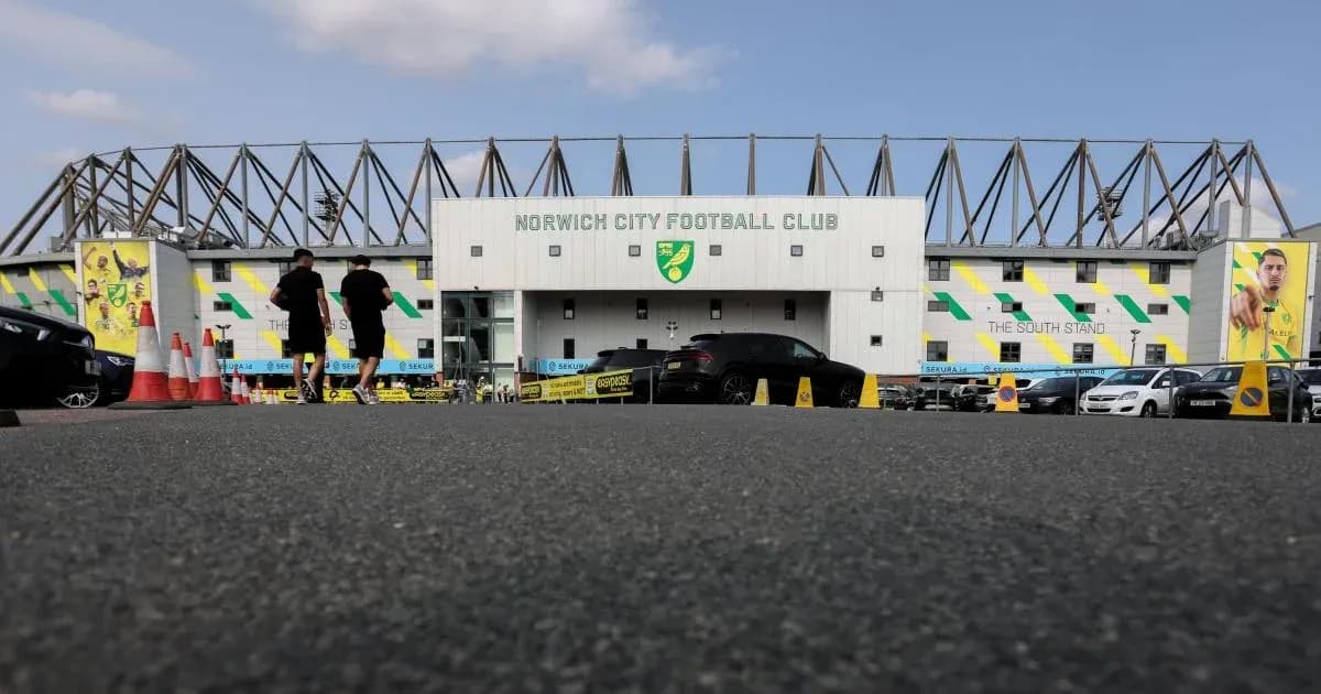 Exterior of Norwich City Football Club stadium