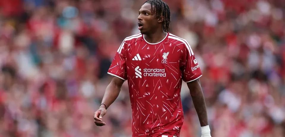 Player in Liverpool jersey during a match