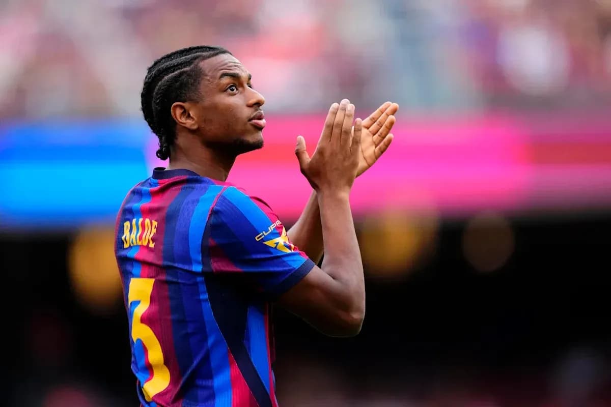 Player applauding fans at the stadium