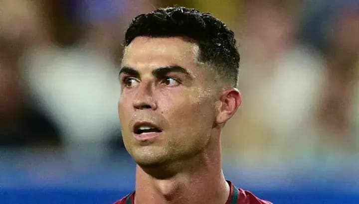 Cristiano Ronaldo during a match with Portugal