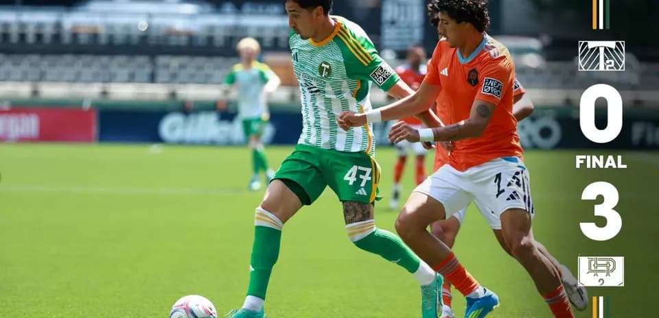 Portland Timbers II player in action during match