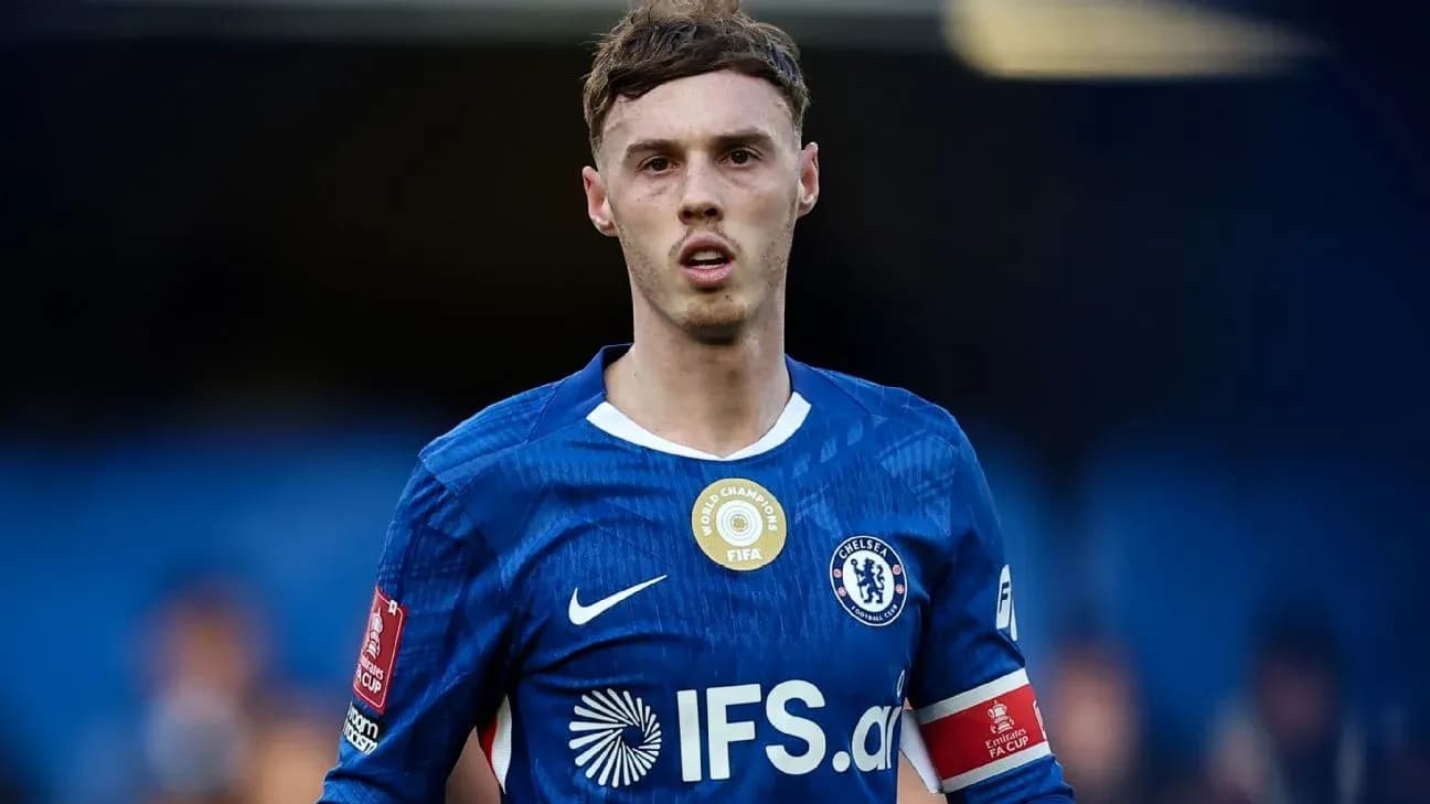 Chelsea player in blue kit during match
