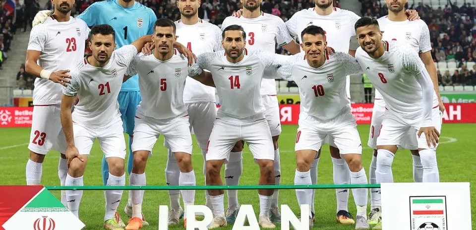 Iran national football team group photo