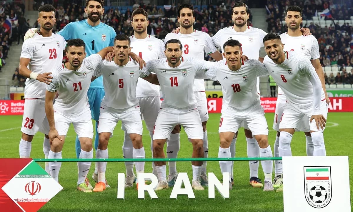 Iran national football team group photo