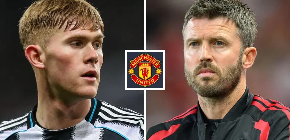 Two football players with Manchester United logo