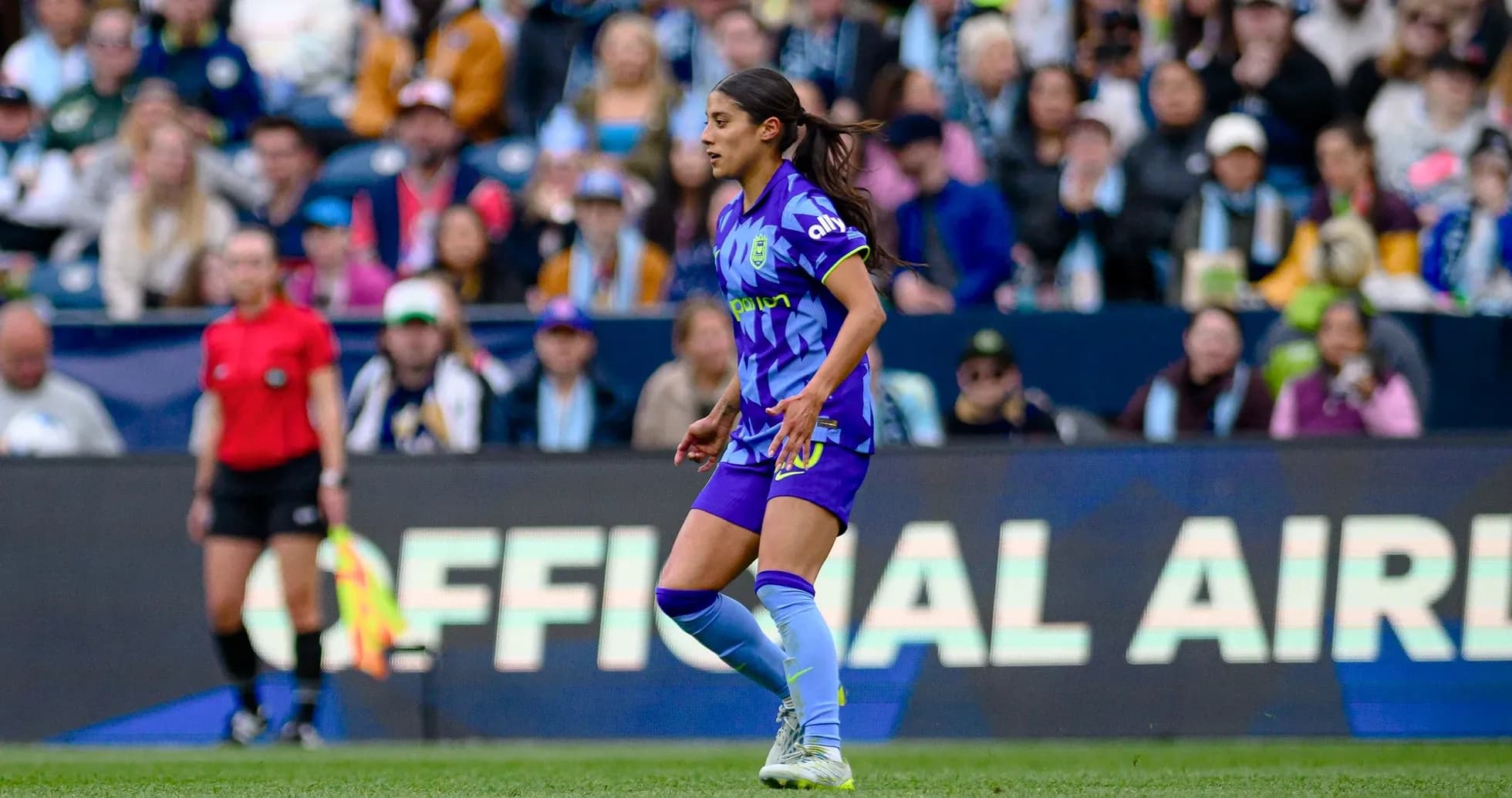 Seattle Reign FC player during match action