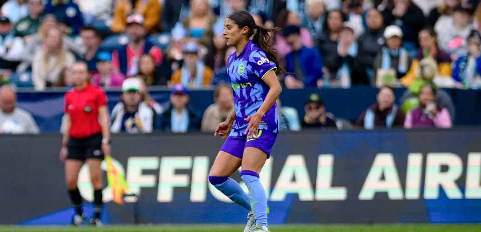 Seattle Reign FC player during match action