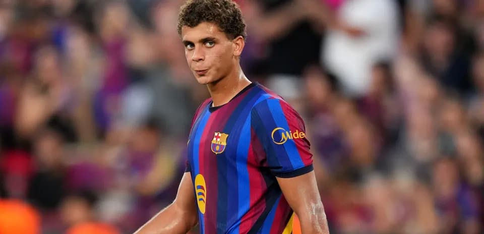 Player in Barcelona kit during a match