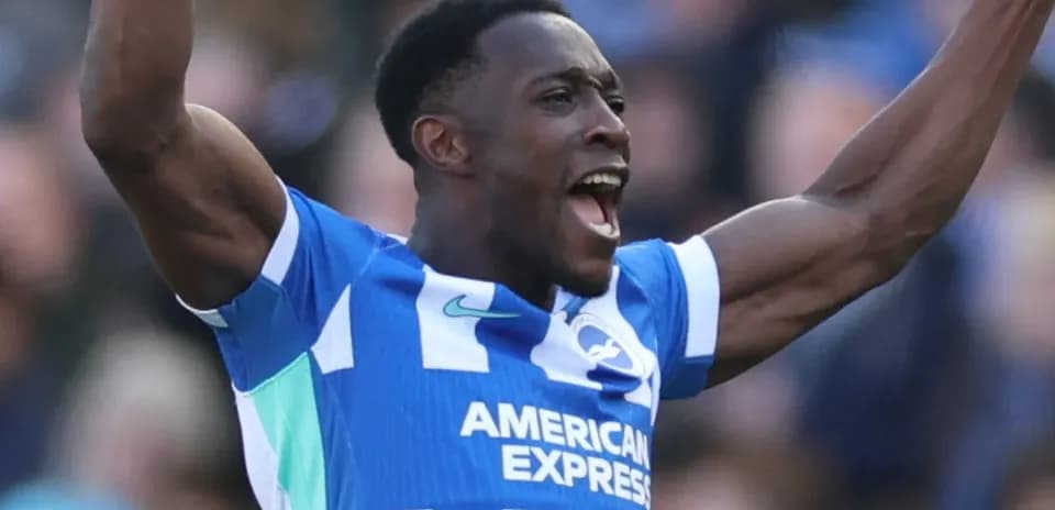 Player celebrating during a football match