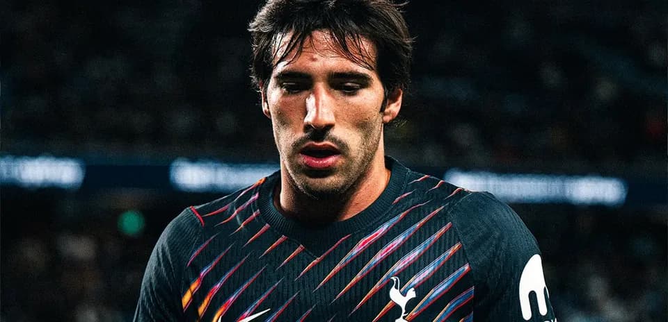 Player in Tottenham jersey during match