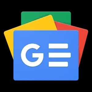 Google News logo with colorful background
