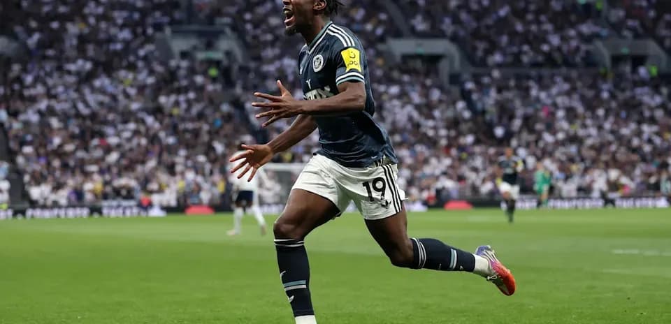 Player celebrating after scoring a goal in match