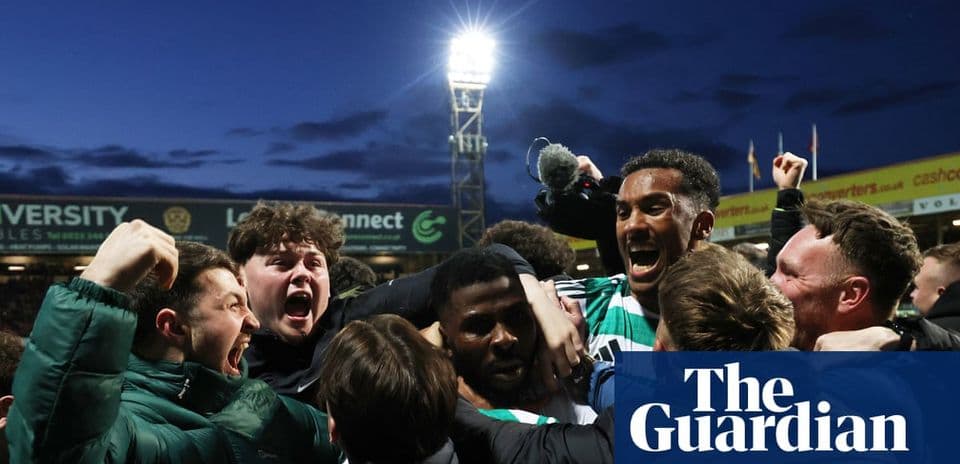 Fans celebrating together in stadium during match