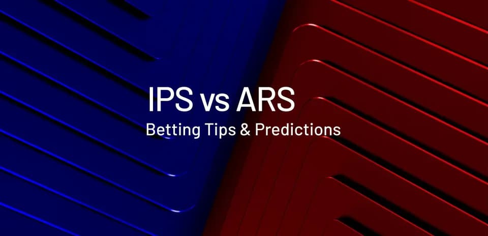 Graphic promoting Ipswich vs Arsenal betting tips