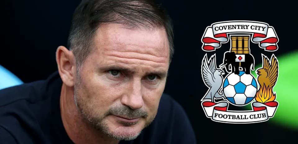 Coventry City manager during match preparation