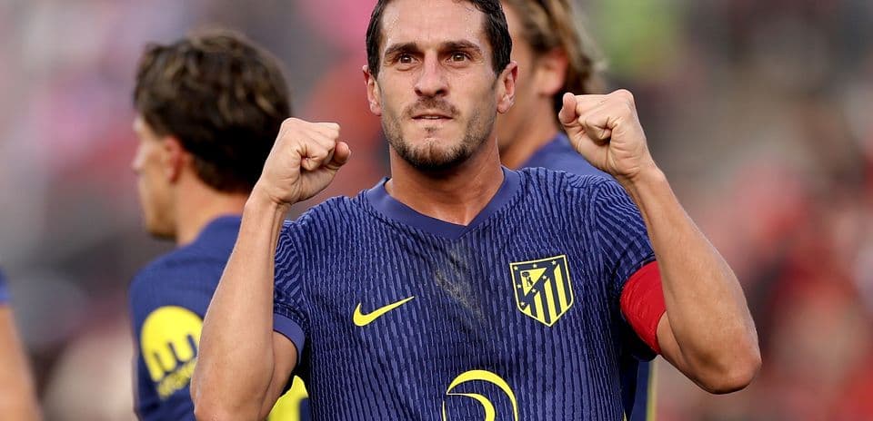 Atletico Madrid player celebrating a goal