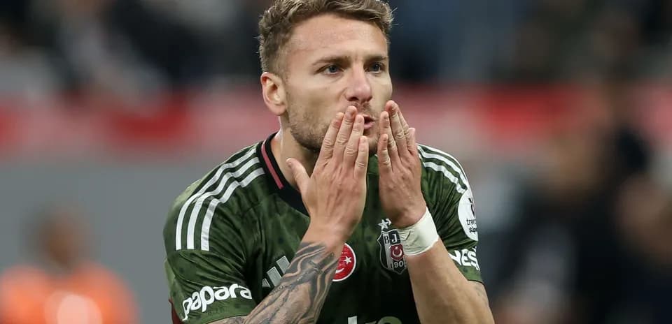 Player blowing kisses during match celebration