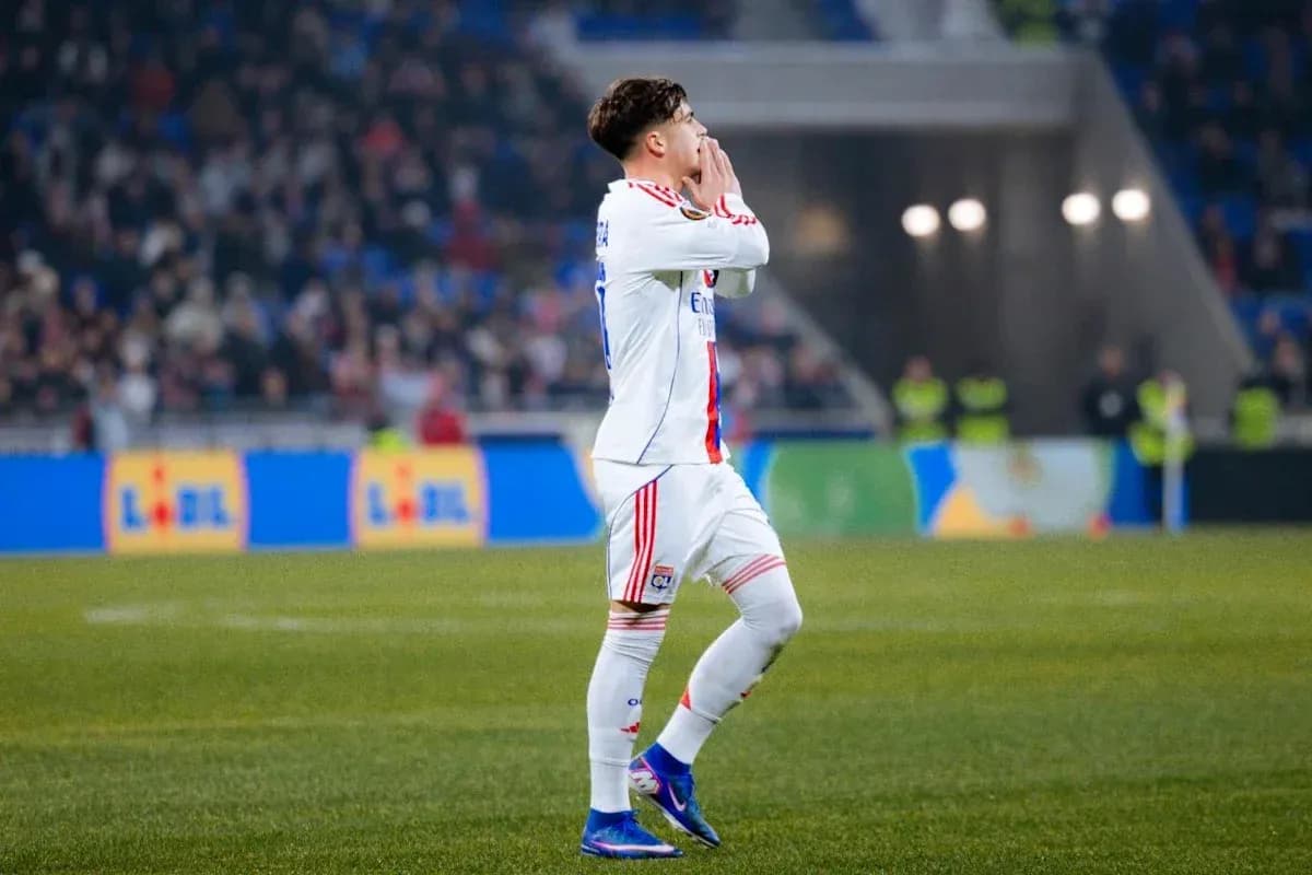 Player celebrating after scoring during match