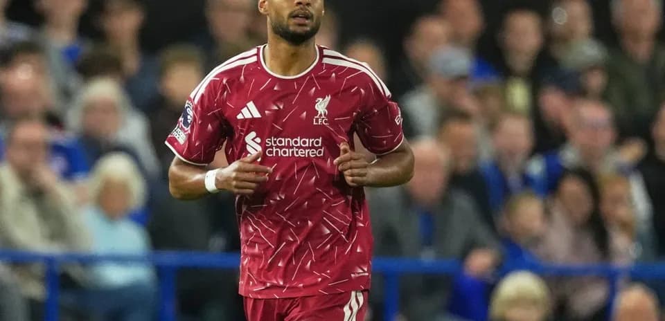Liverpool player in red kit during match