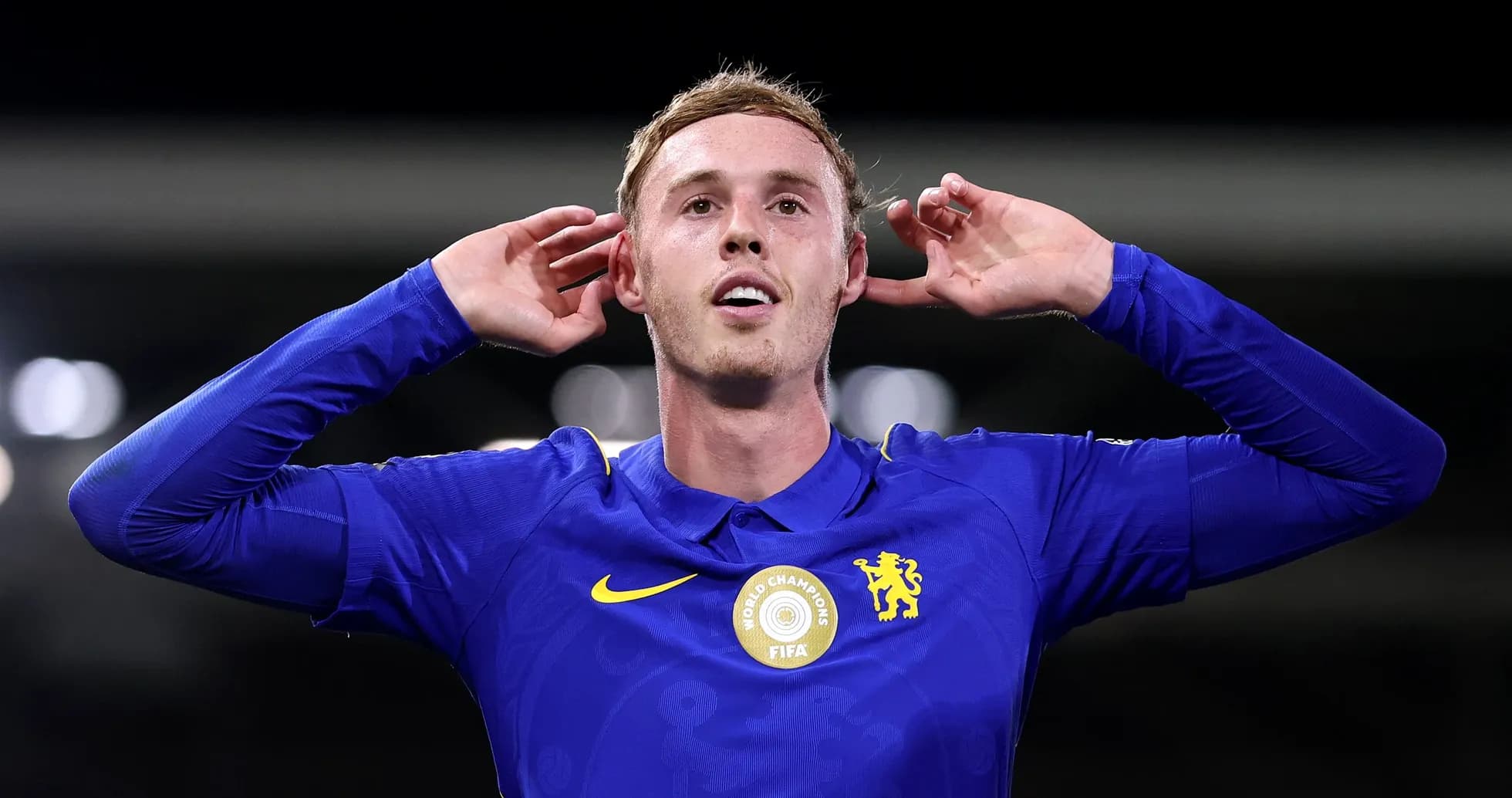 Player celebrating after scoring a goal