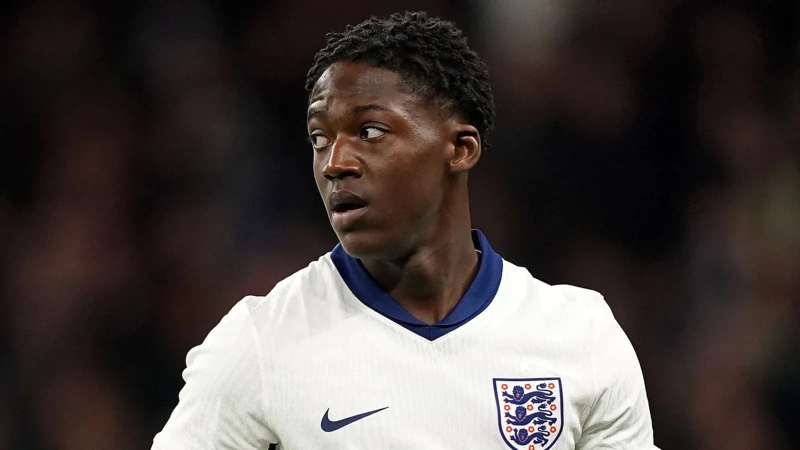 Player in England kit during match action