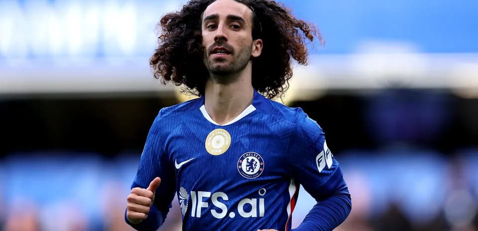 Chelsea player running on the pitch during match