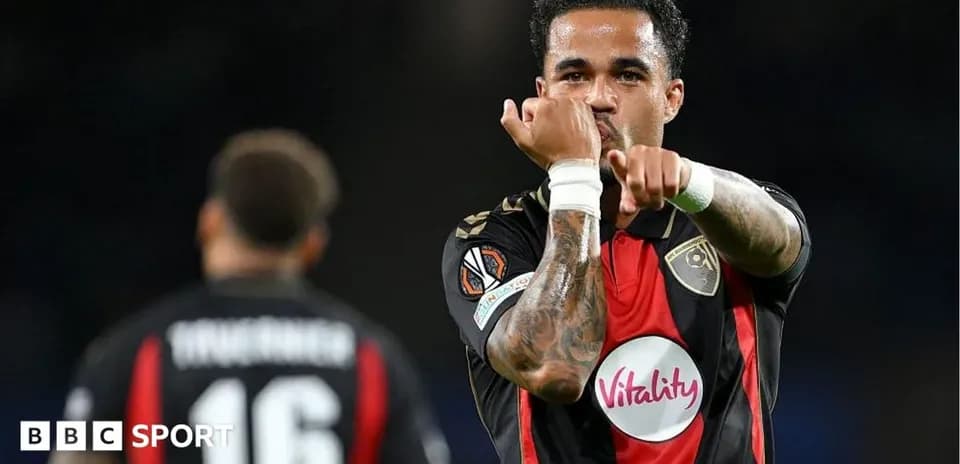 Player celebrating with gesture during match