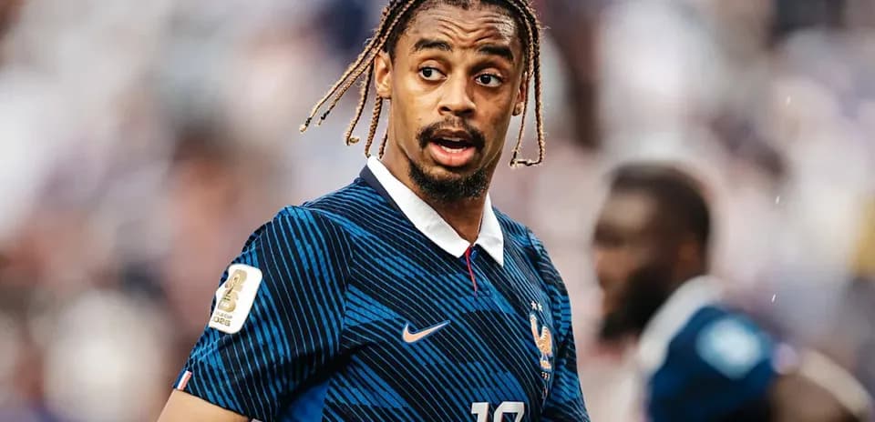 Player in France kit during a match