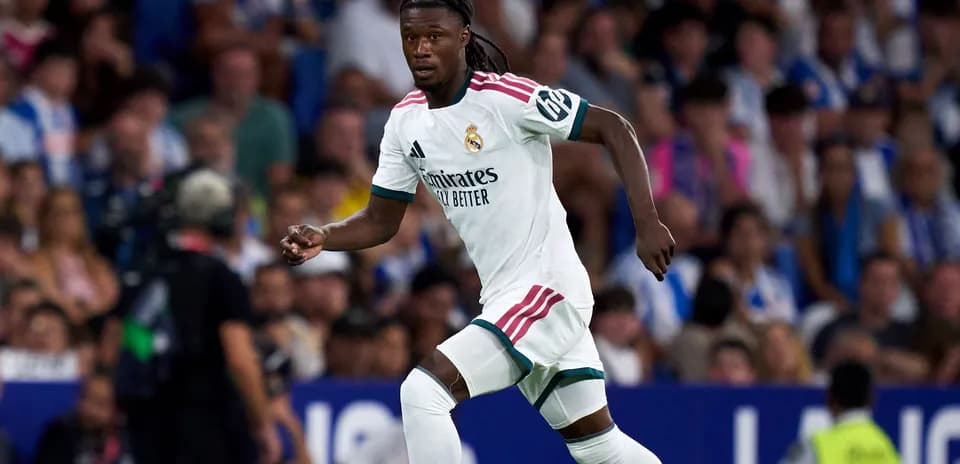 Player running on the field during a match