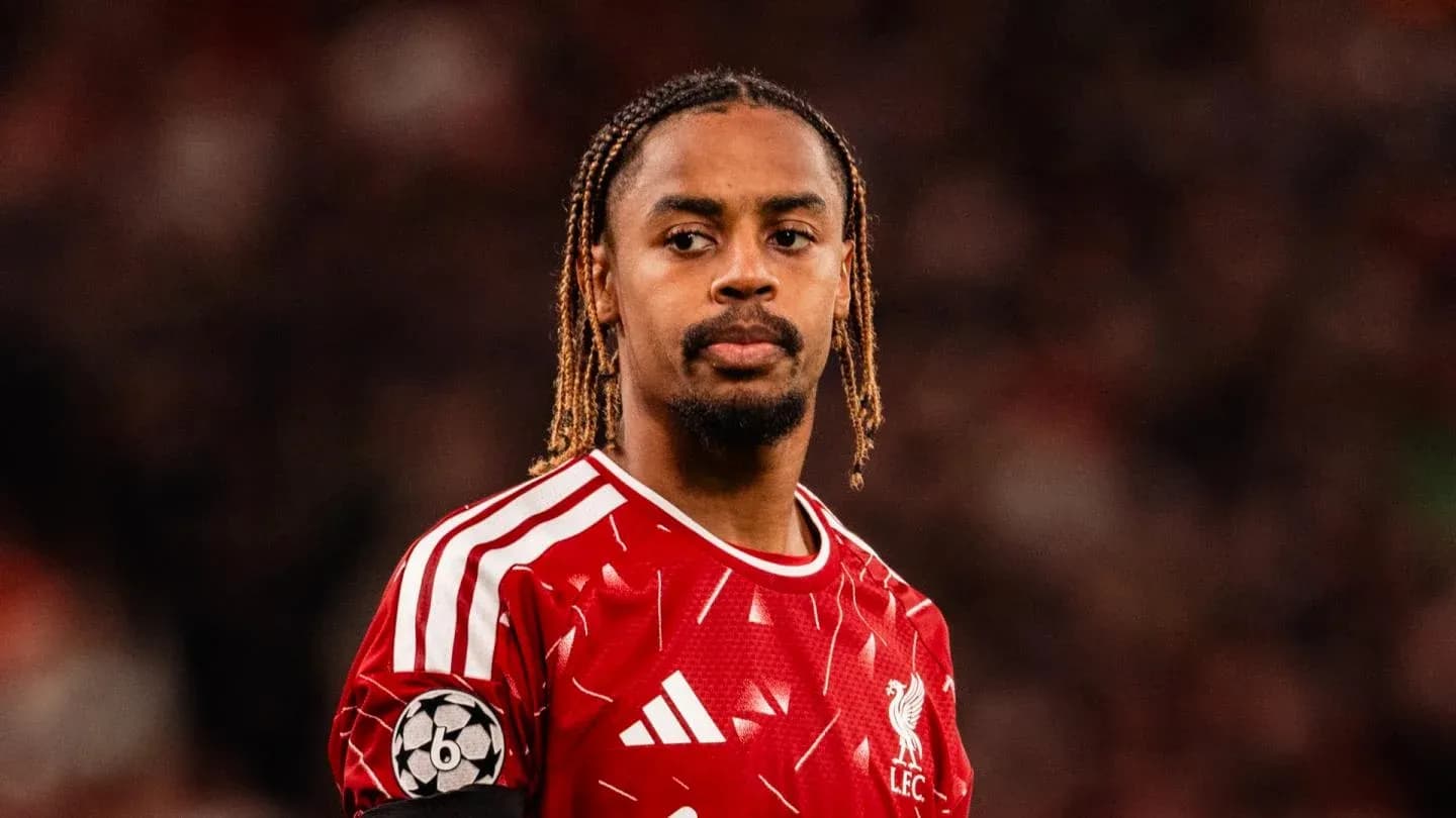 Player wearing Liverpool jersey during match