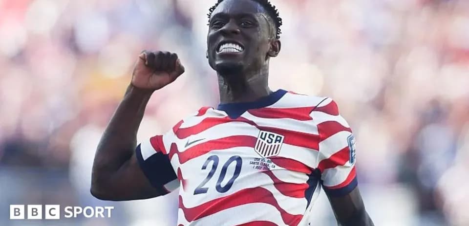 Player celebrating during a soccer match