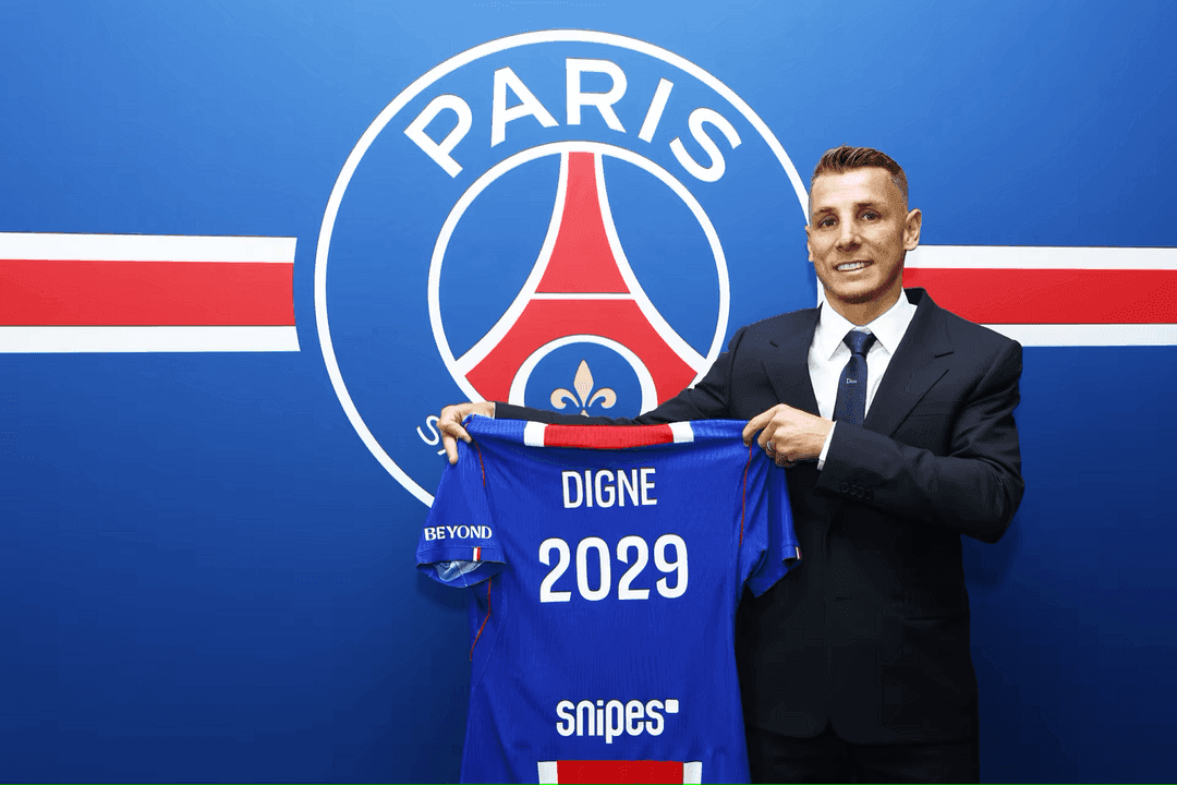 Lucas Digne Rejoins Paris Saint-Germain on a Three-Year Contract