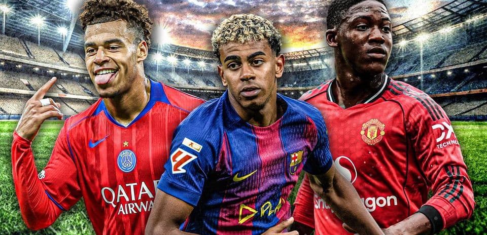 Top 25 Young Football Stars Under 22 Ranked