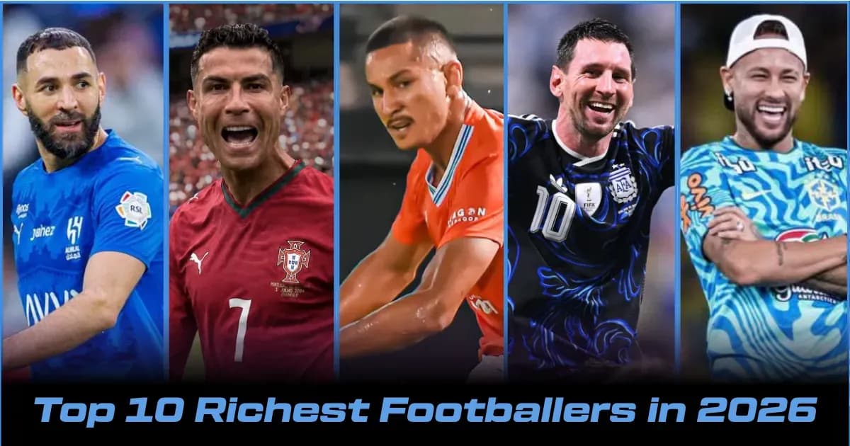 Top 10 Wealthiest Active Footballers in the World