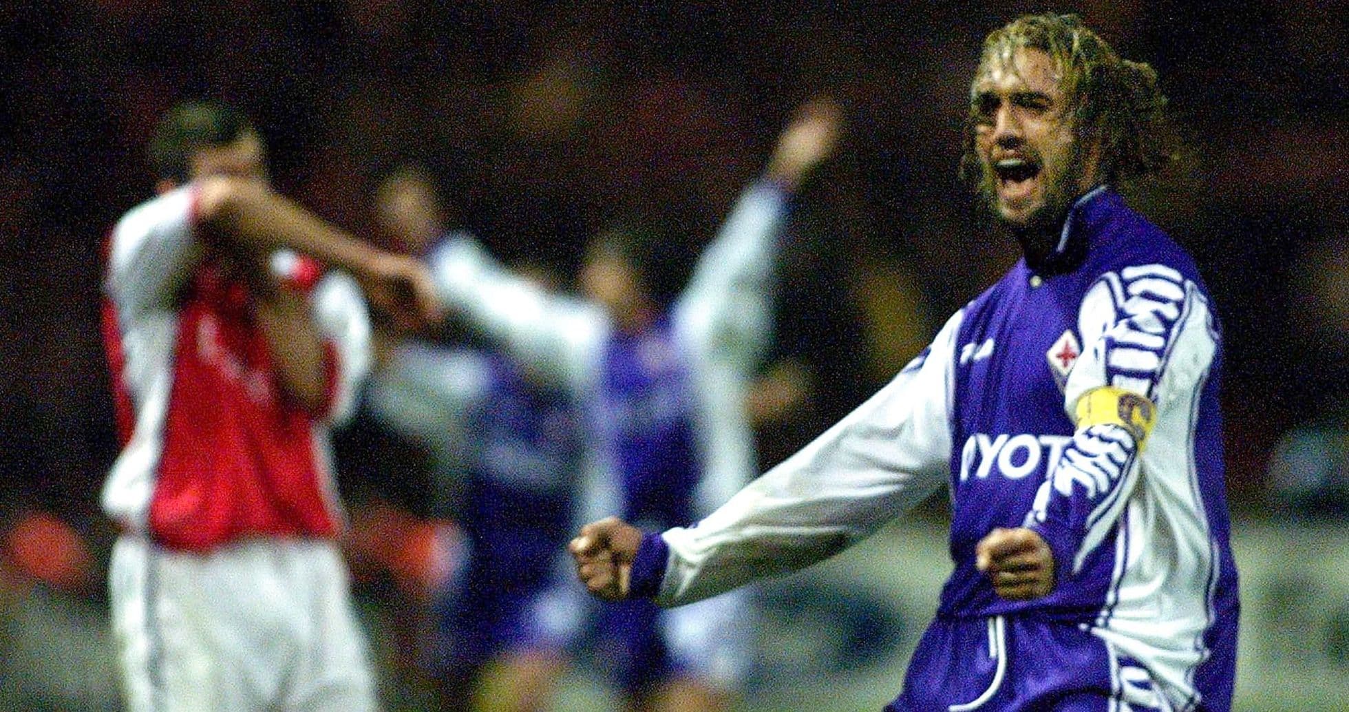 Gabriel Batistuta Shines in Fiorentina's 100th Anniversary Match with Two Goals
