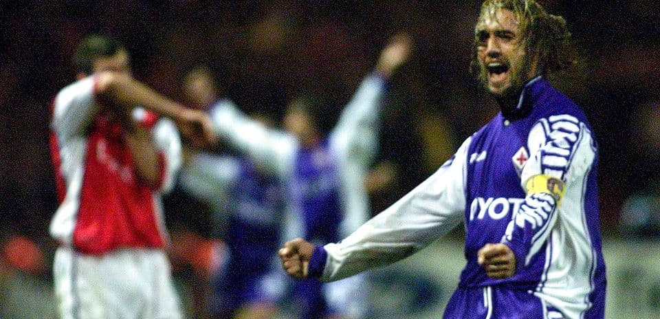 Gabriel Batistuta Shines in Fiorentina's 100th Anniversary Match with Two Goals
