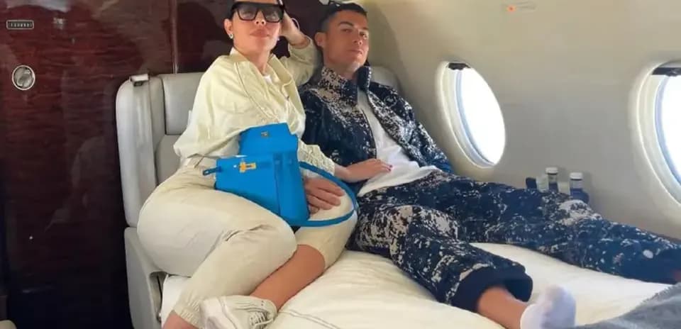 Georgina Rodriguez Puts Her Stamp on Cristiano Ronaldo’s ₦96 Billion Private Jet After Wedding