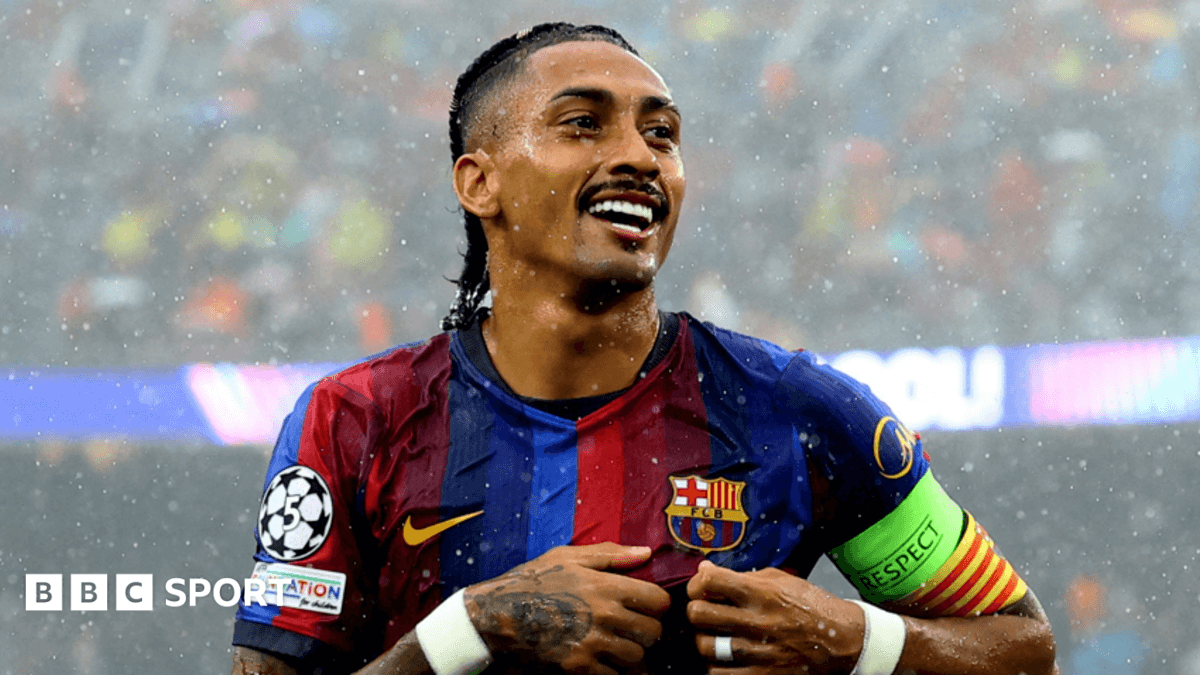 Barcelona Dominates Feyenoord 5-1 with Raphinha’s Stunning Performance in Champions League