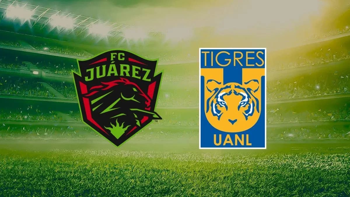 Logos of FC Juárez and Tigres UANL Logos of FC Juárez and Tigres UANL