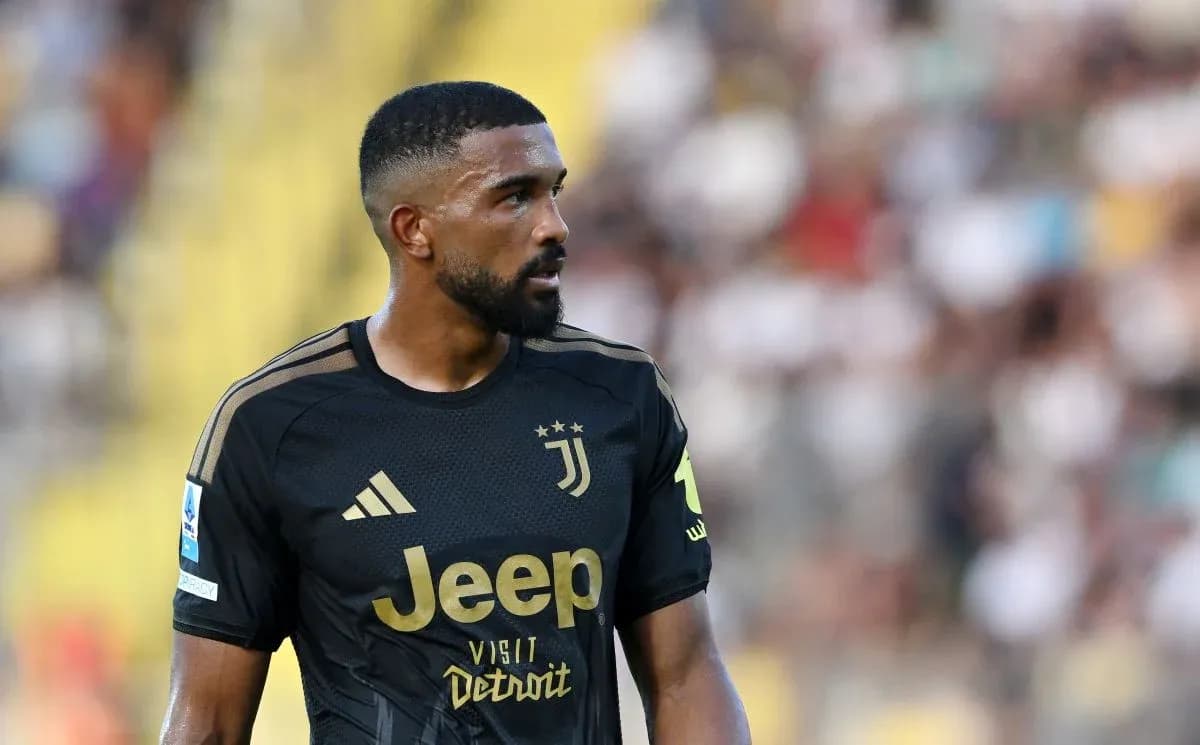 Juventus player during Serie A match Juventus player during Serie A match
