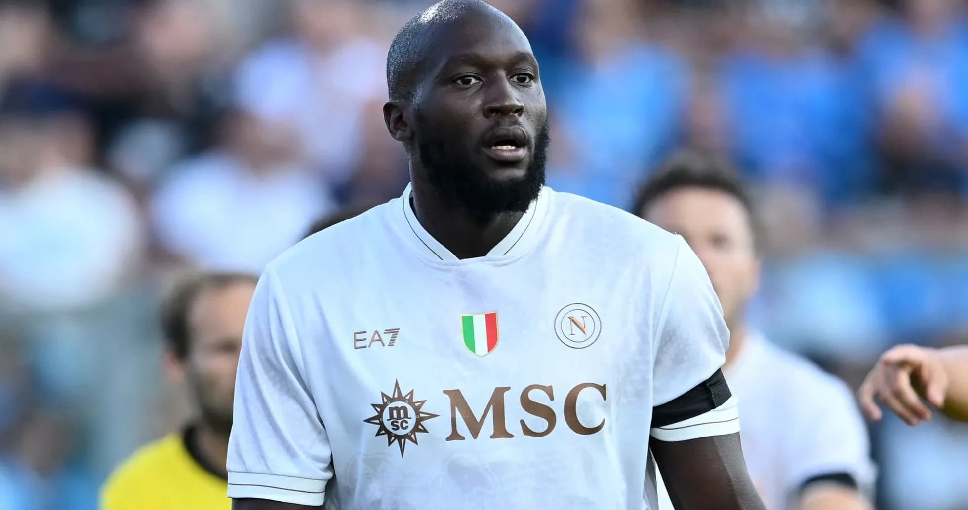 Player wearing Napoli jersey during a match Player wearing Napoli jersey during a match