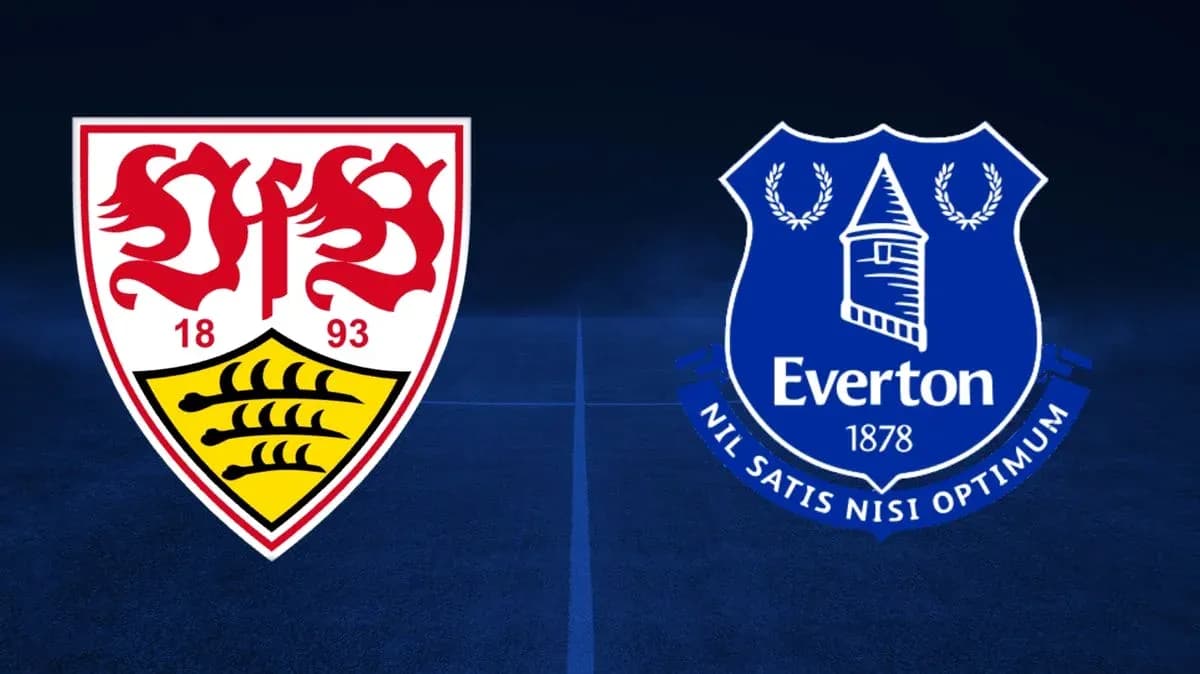 Stuttgart and Everton club logos side by side Stuttgart and Everton club logos side by side