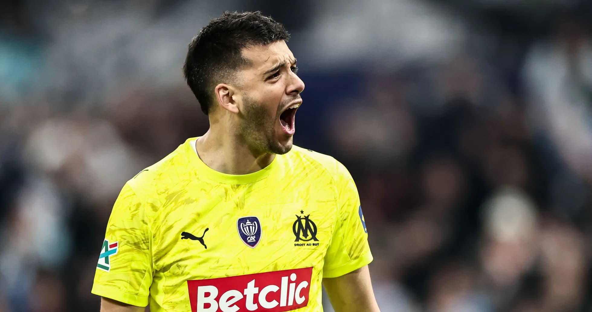 Goalkeeper celebrating during a match Goalkeeper celebrating during a match
