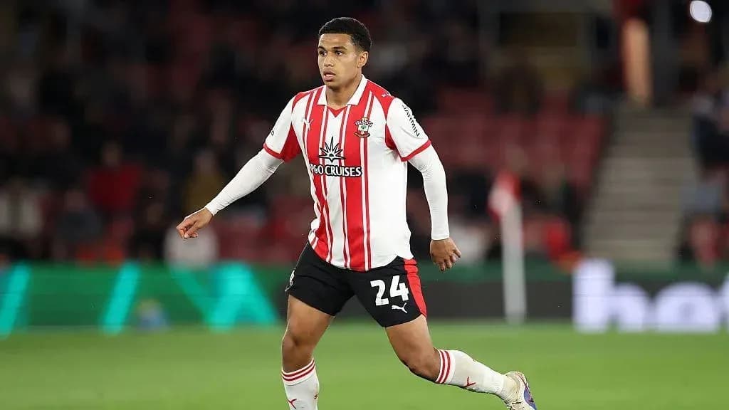 Southampton player in action on the pitch Southampton player in action on the pitch