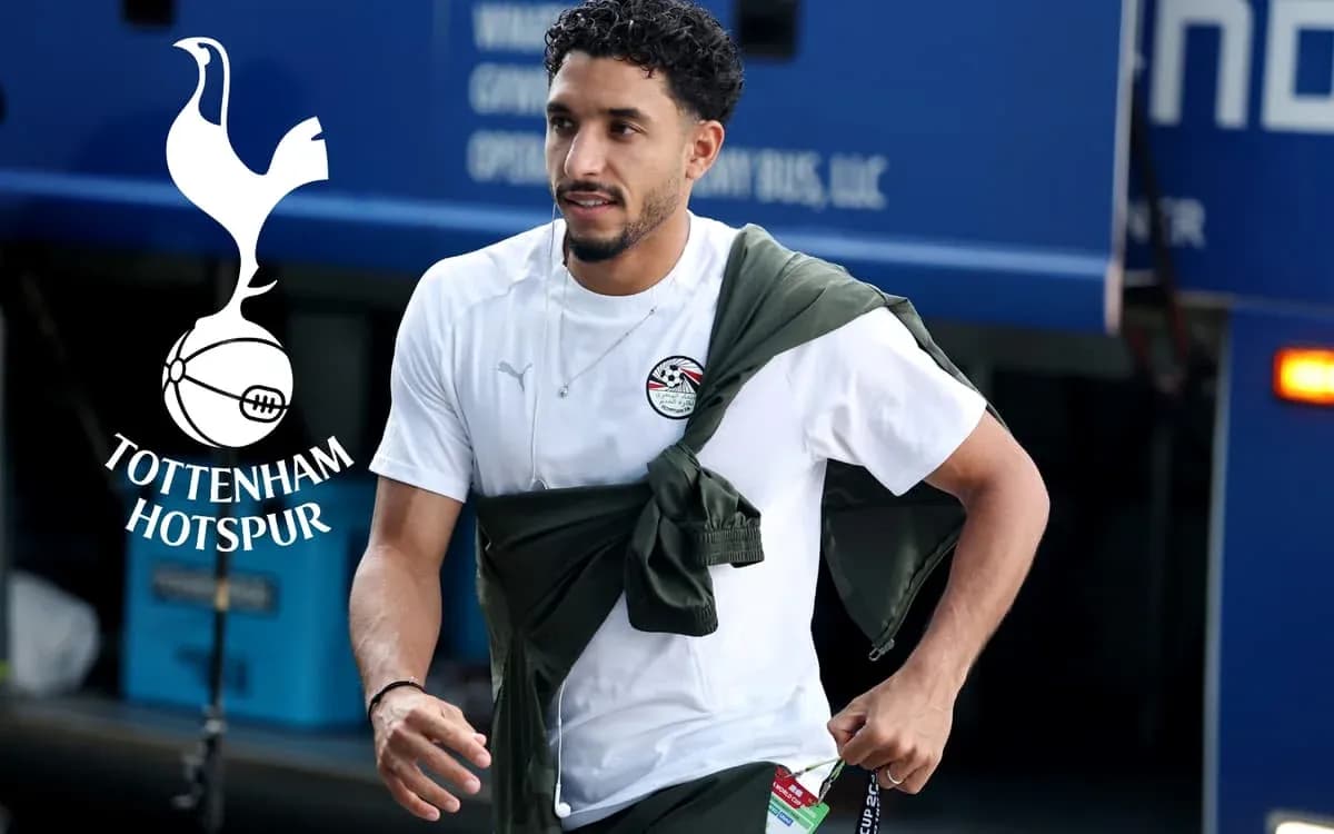 Player wearing Egyptian national team shirt arriving at venue Player wearing Egyptian national team shirt arriving at venue
