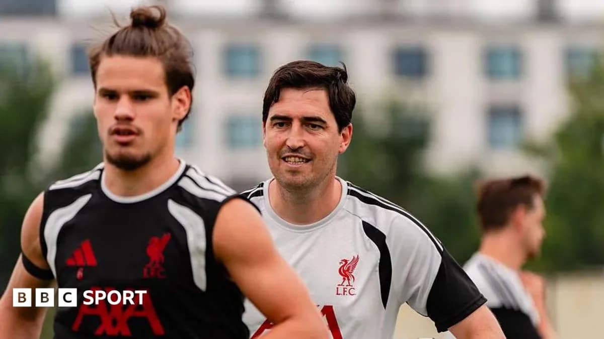 Players training at Liverpool FC training session Players training at Liverpool FC training session