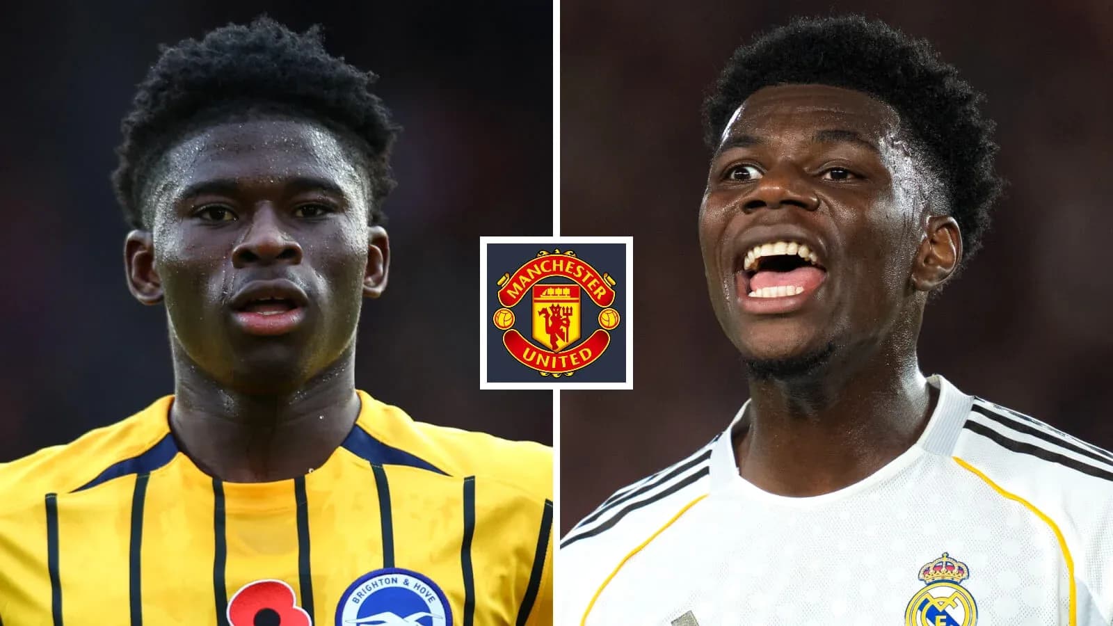 Two football players in club jerseys with logo Two football players in club jerseys with logo